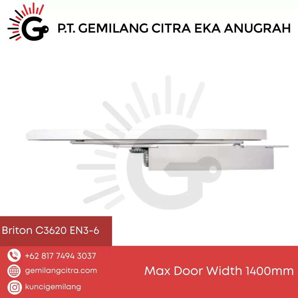 Concealed Door Closer Briton C3620 EN1-6