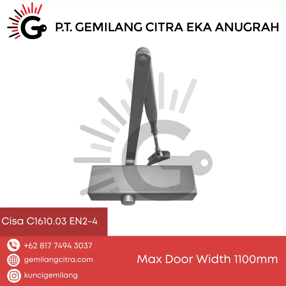 Door Closer CISA Professional Plus C1610.03 EN2-4