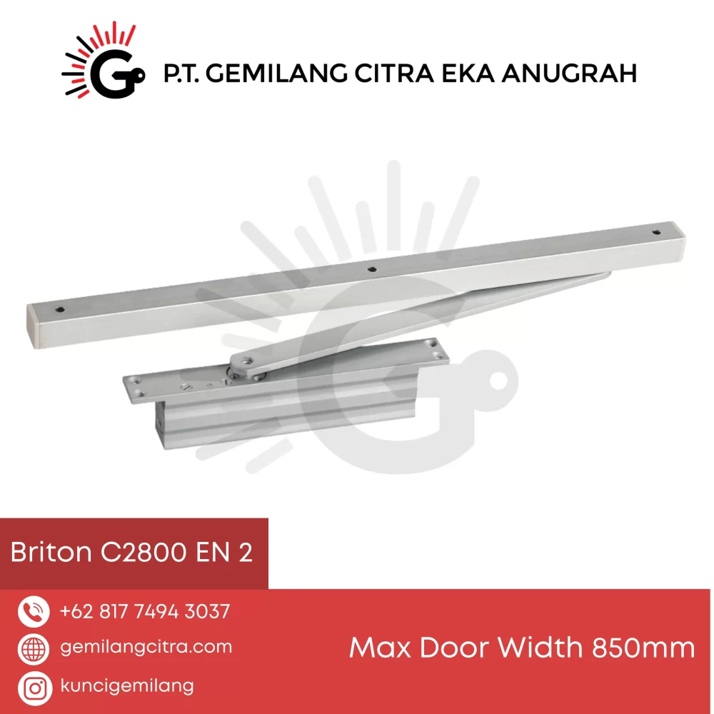 Concealed Door Closer Briton C2802 EN2